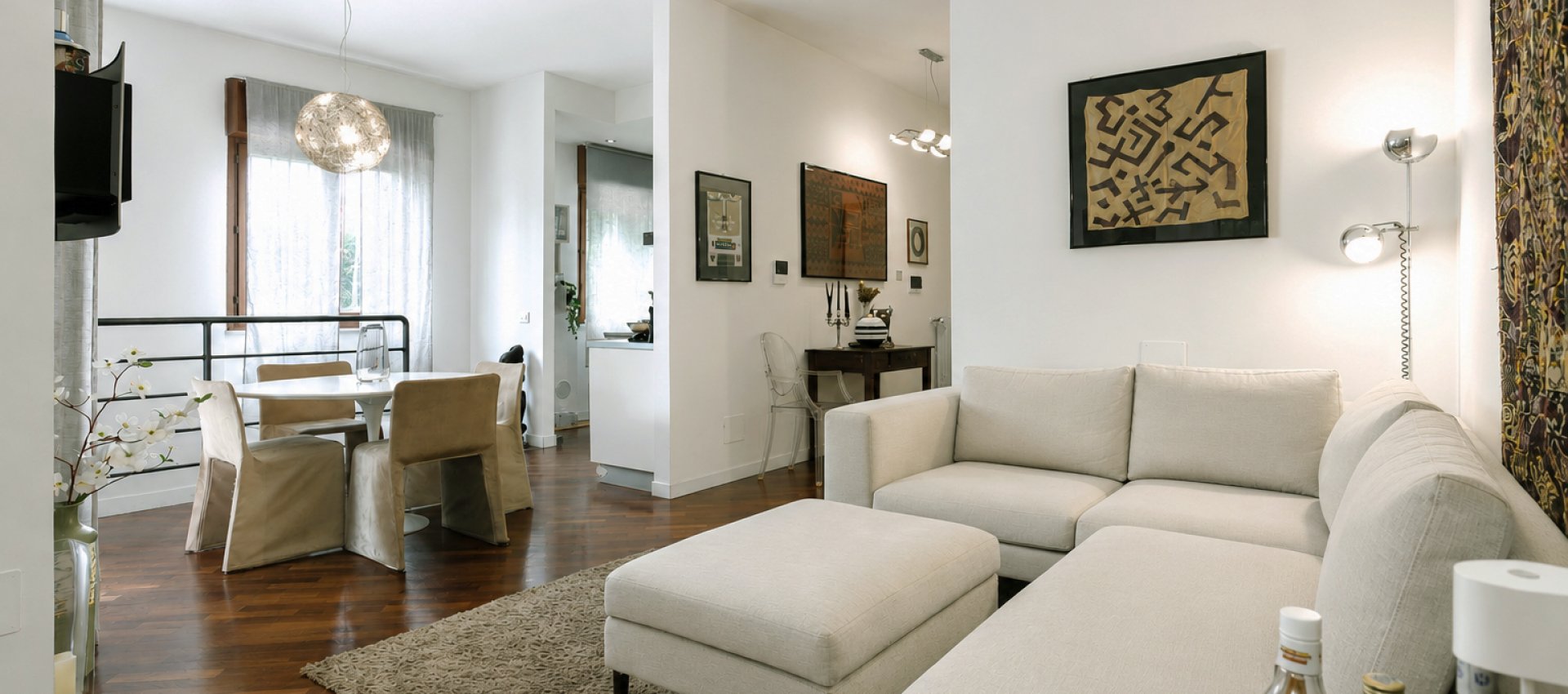 Elegante appartamento con giardino privato e taverna